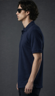 Navy Blue Essential Polo Tee