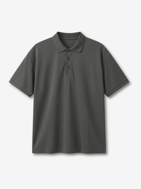 Grey Essential Polo