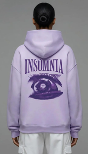 Insomnia Lavender Drop Shoulder Hoodie
