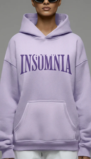 Insomnia Lavender Drop Shoulder Hoodie