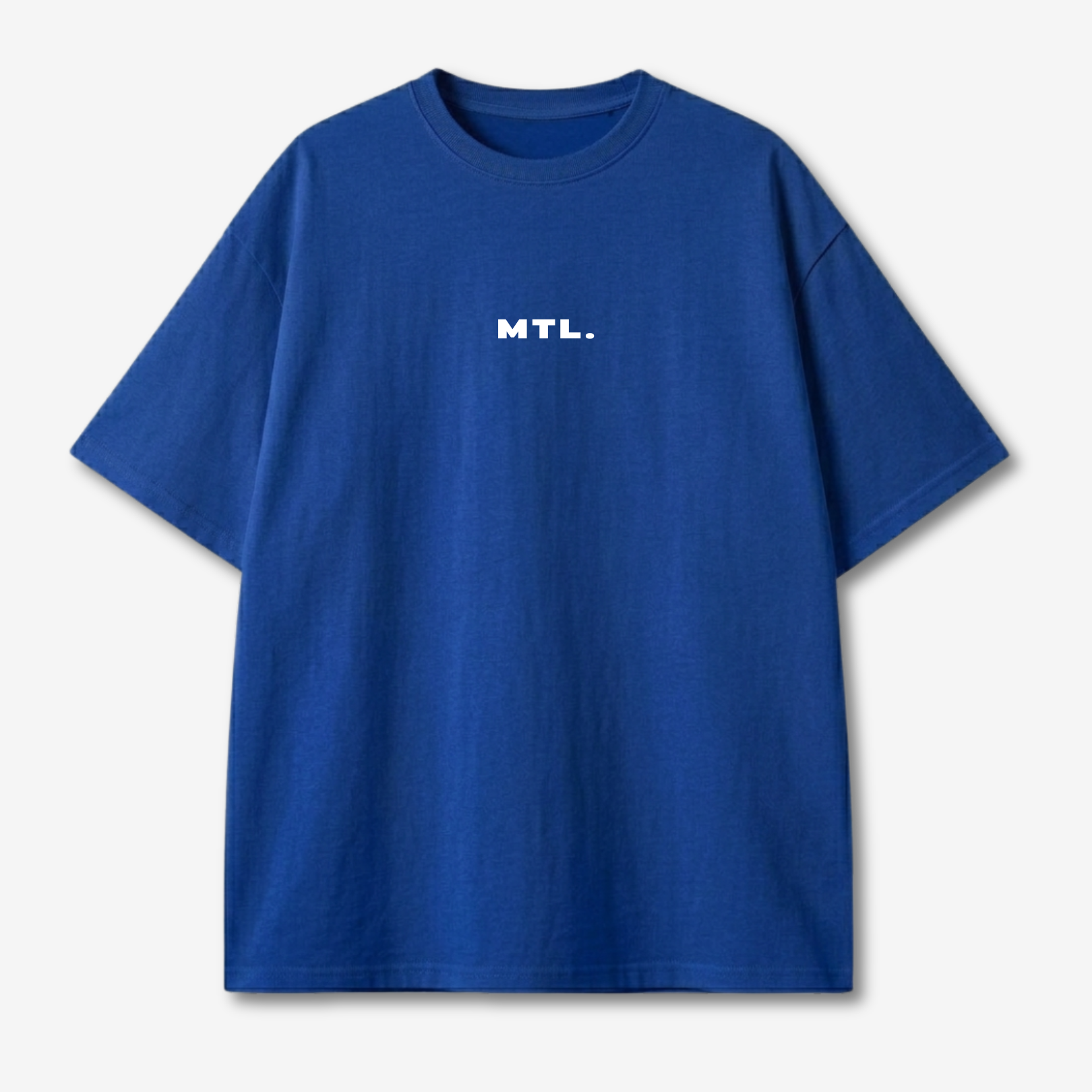 Royal Blue Late Night Club Oversize Tee