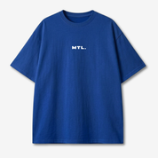 Royal Blue Late Night Club Oversize Tee