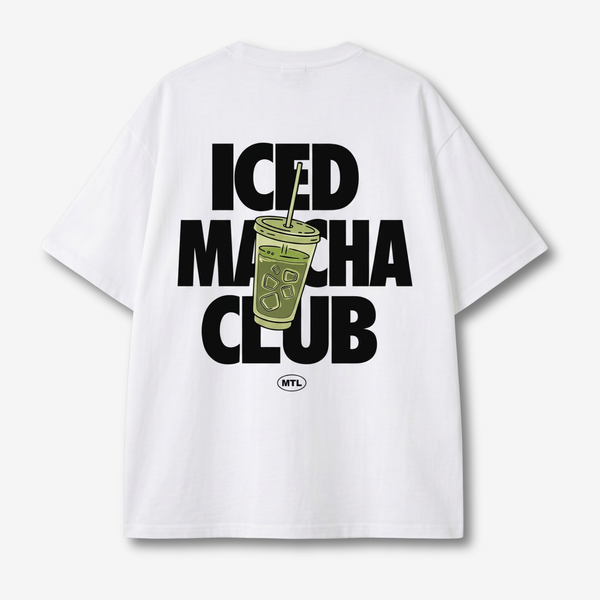 Iced Macha Club White Tee