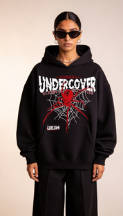Undercover Spider Black Oversize Hoodie
