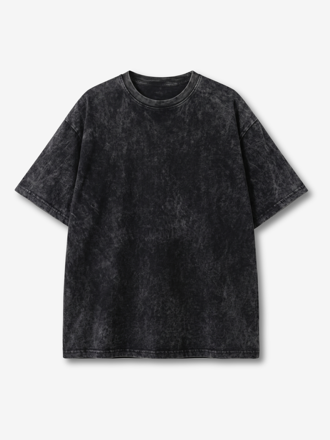 Black Acid Wash oversize Tee