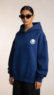 Have a Nice day Royal blue Oversize Hoodie