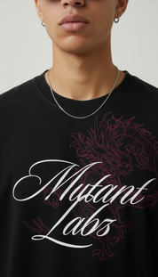 MTL Dragon Calligraphy Oversize Tee