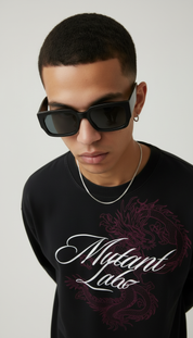 MTL Dragon Calligraphy Oversize Tee
