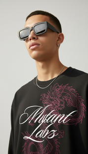 MTL Dragon Calligraphy Oversize Tee