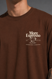 More Espresso Brown Relaxed fit Tee