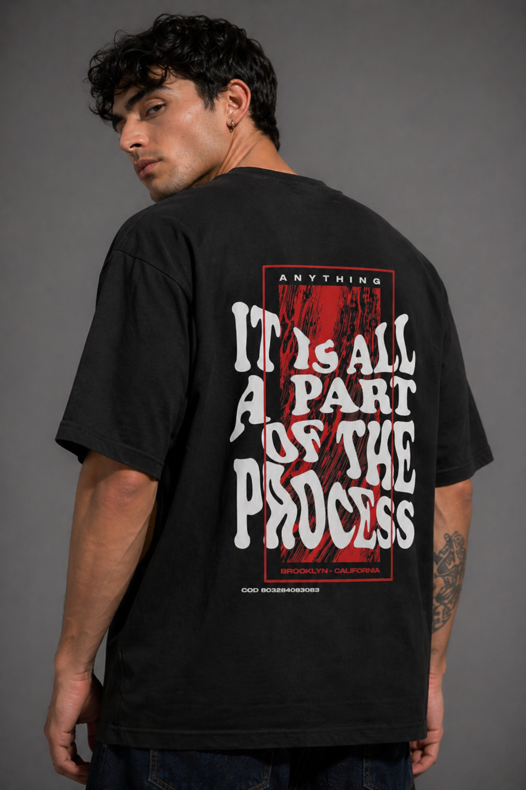 Trust The Process Oversize Tee