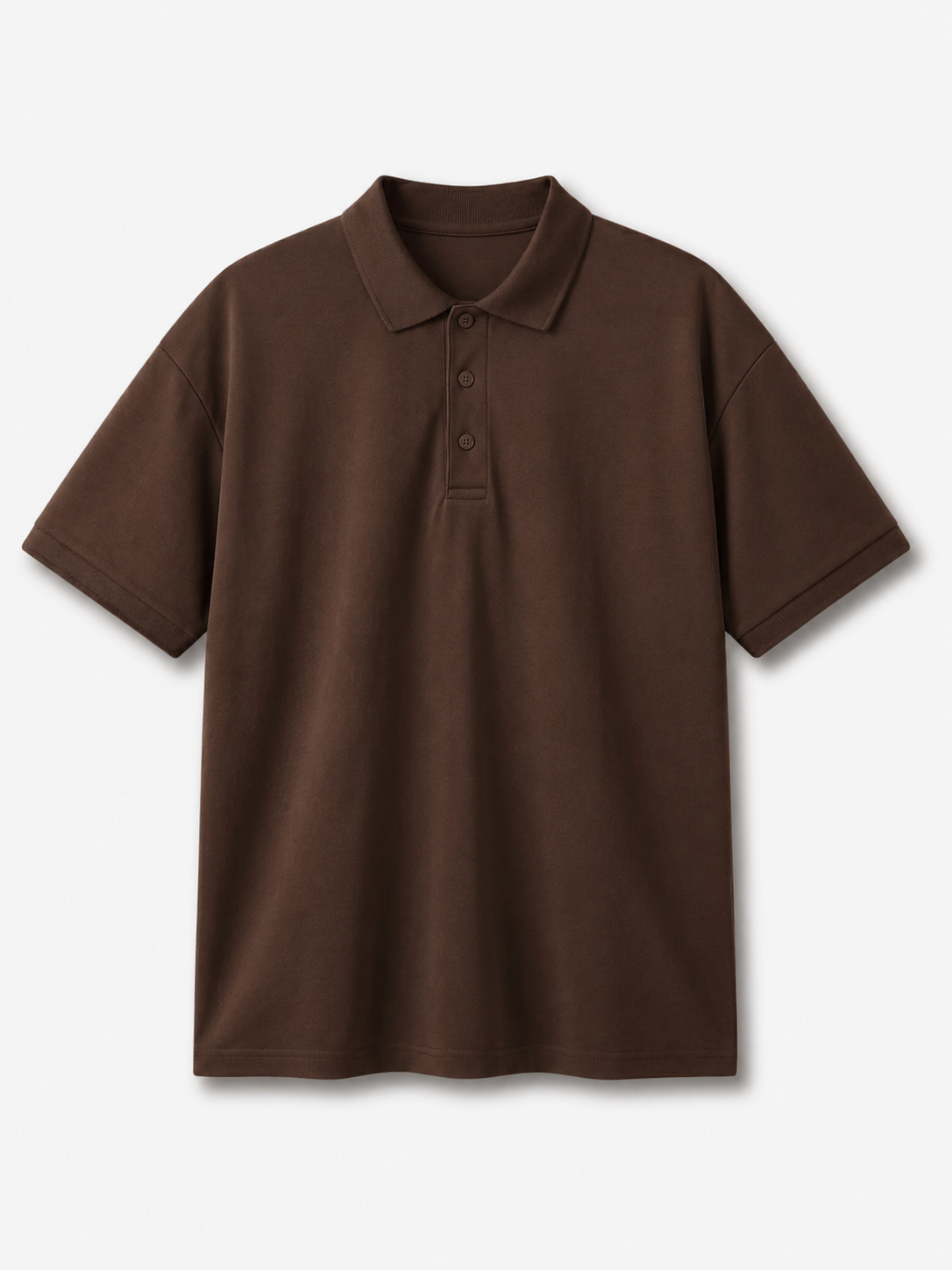 Espresso Brown Essential Polo Tee