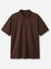 Espresso Brown Essential Polo Tee