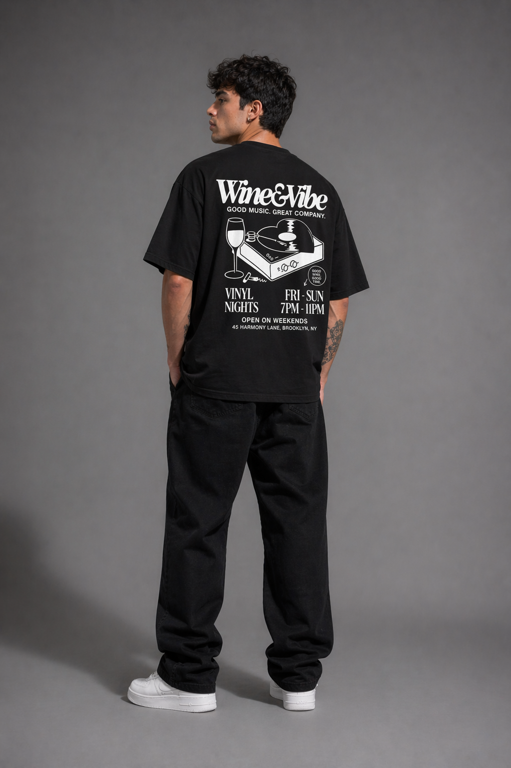 Late Night Club Oversize Tee
