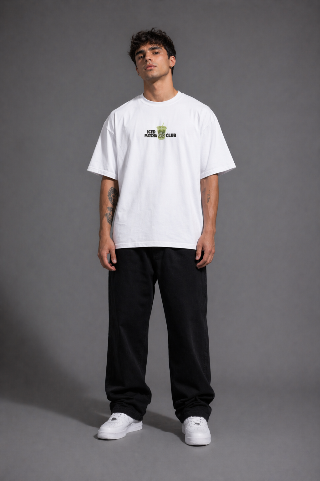 Iced Macha Club White Tee