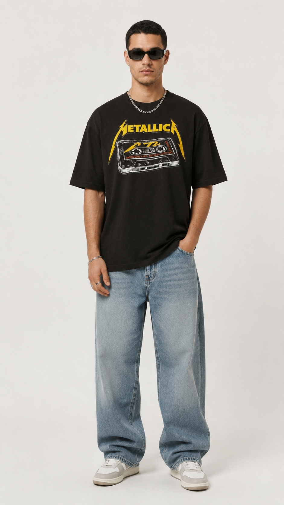 Metallica Retro Tape Oversize Tee