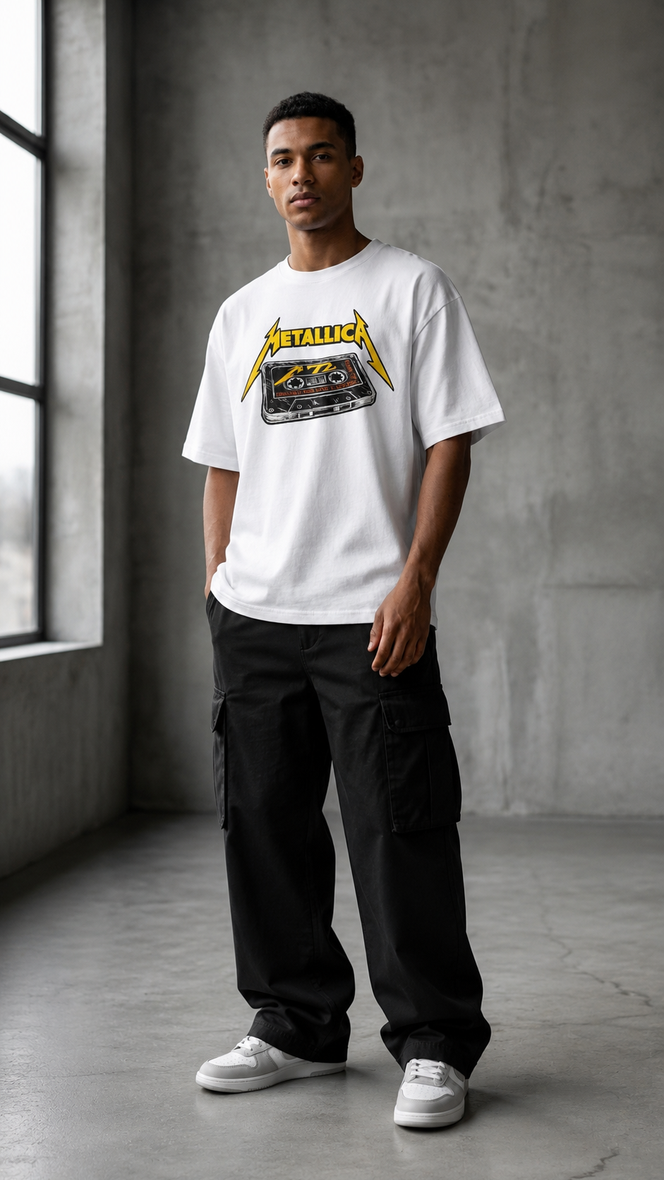 Metallica Retro Tape Oversize Tee