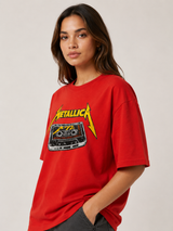 Metallica Retro Tape Oversize Tee