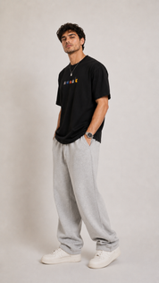 Pac Man Embroidered Oversize Tee