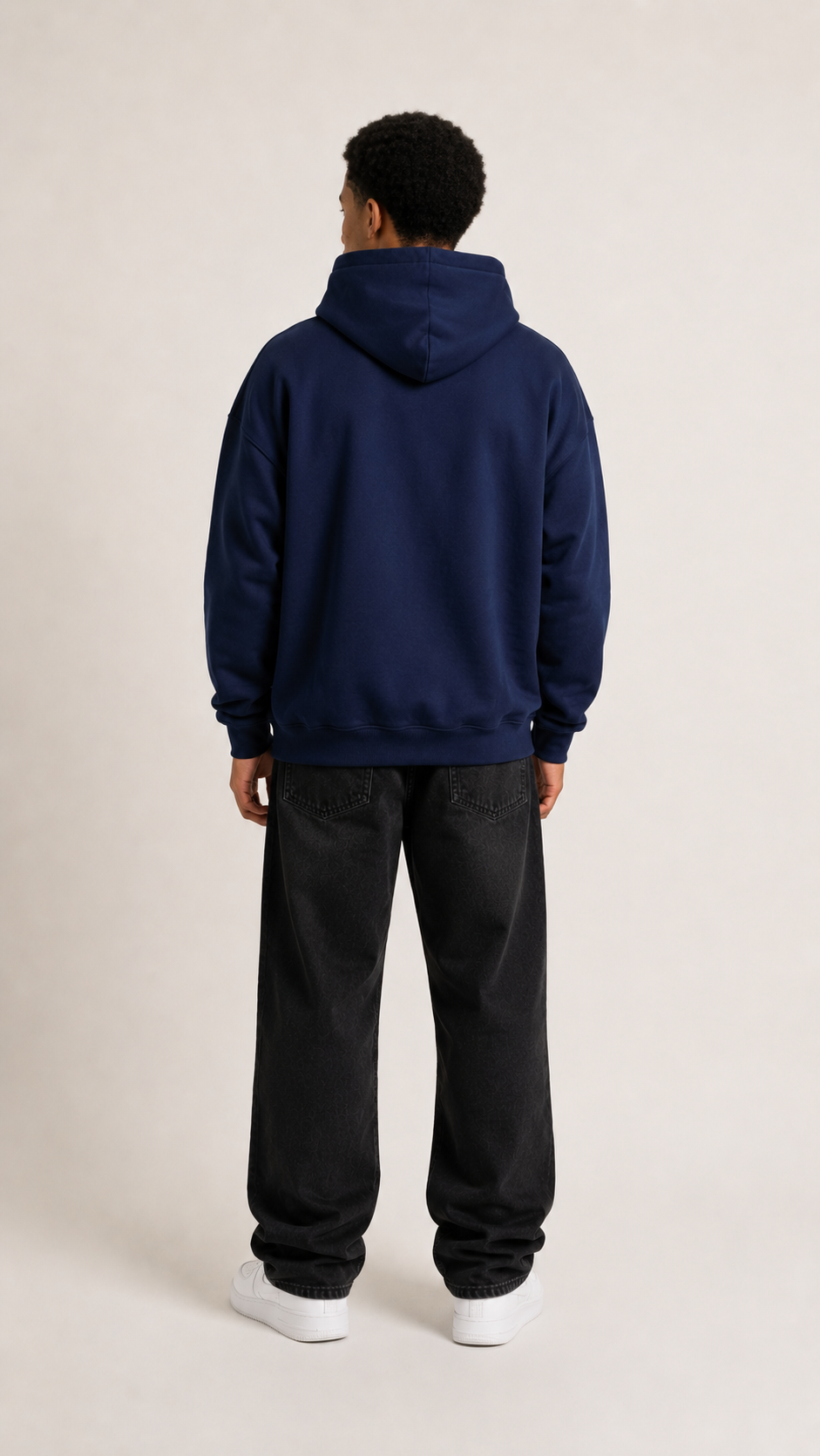 MTL Blue Dropshoulder Hoodie