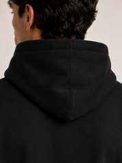 MTL Black Dropshoulder Hoodie