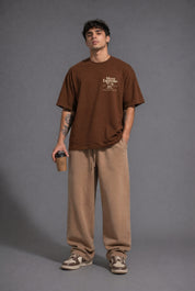 More Espresso Brown Relaxed fit Tee
