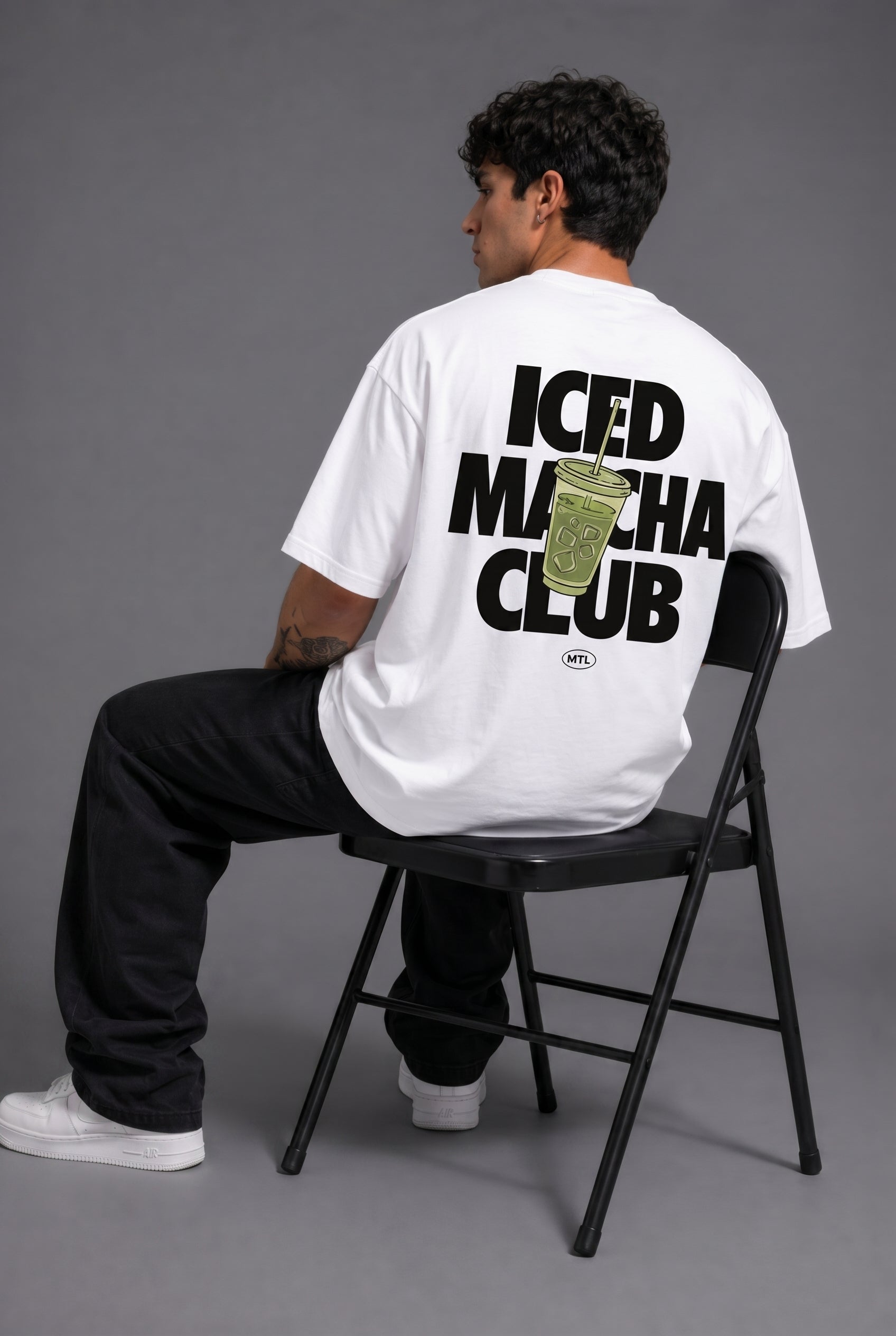 Iced Macha Club White Tee