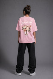 Yourself First Baby Pink Tee