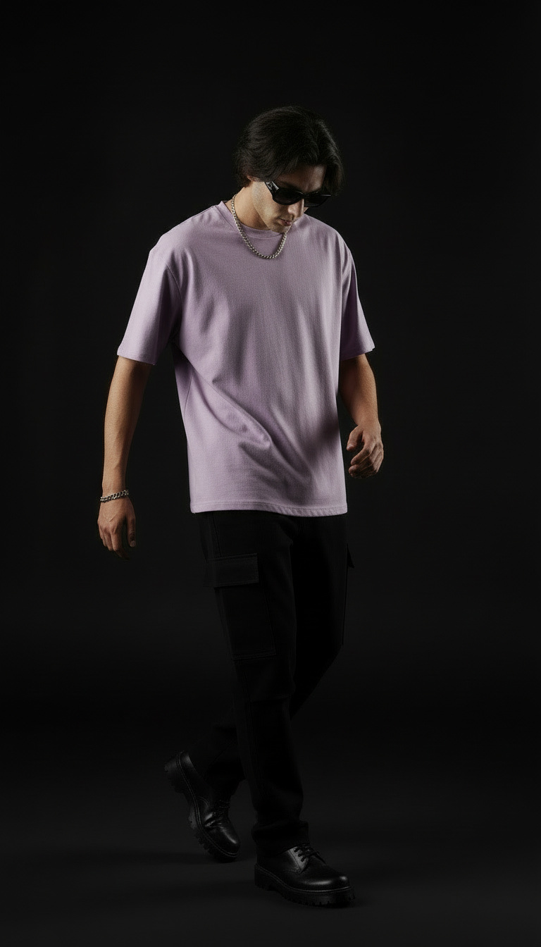 Unisex French Terry Oversize T Shirt
