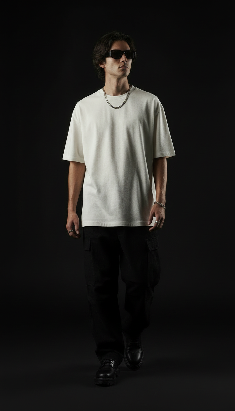 Unisex French Terry Oversize T Shirt
