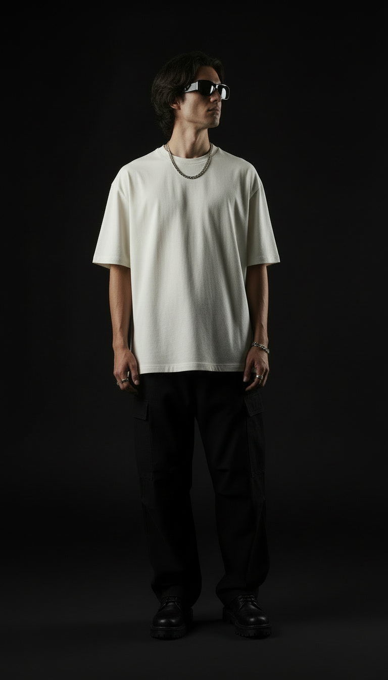 Unisex French Terry Oversize T Shirt