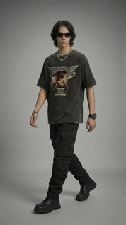 Wings of Purpose Acid Wash Tee