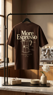 More Espresso Brown Relaxed fit Tee