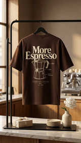 More Espresso Brown Relaxed fit Tee