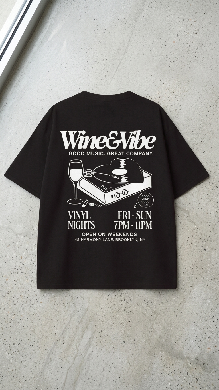 Late Night Club Oversize Tee