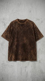 Brown Acid Wash Tee