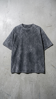 Grey Acid Wash Tee
