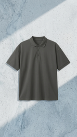 Grey Essential Polo
