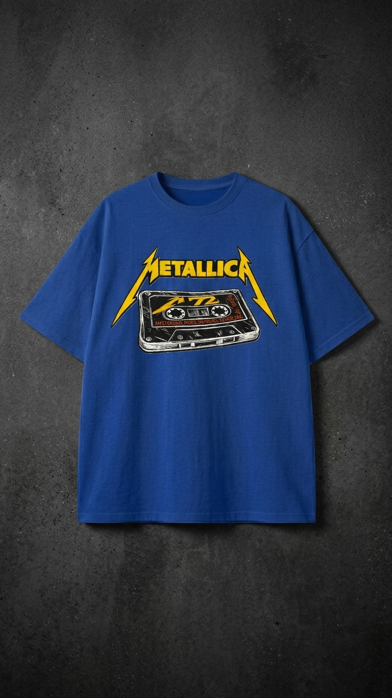 Metallica Retro Tape Oversize Tee