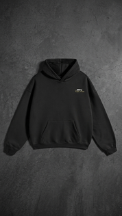MTL Black Dropshoulder Hoodie