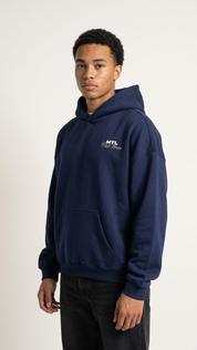MTL Blue Dropshoulder Hoodie