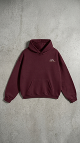 MTL Maroon Dropshoulder Hoodie