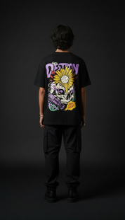 Destroy Black Oversize T Shirt