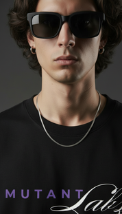 MTL Signature Script Oversize Black T Shirt