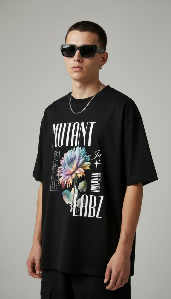 Chromatic Bloom Oversize Tee