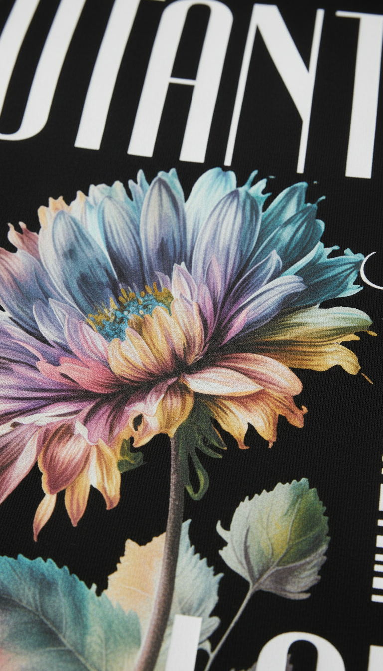 Chromatic Bloom Oversize Tee